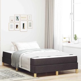 vidaXL Κρεβάτι με ελατήρια Καφέ 120 x 200 cm