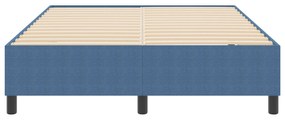 vidaXL Κρεβάτι με ελατήριο Μπλε 160x200 εκ. από Κορντούρα