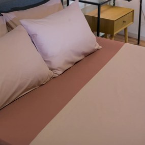 Σεντόνια King Size (Σετ) Naf-Naf Hue Taupe - Amber