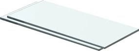 vidaXL Ράφια Πάνελ 2 τεμ. Διάφανα 40 x 12 εκ. Γυάλινα