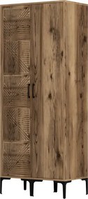 Stewehome Ντουλάπα με δύο πόρτες (PS) 80x47x201 cm