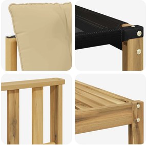 vidaXL Σειρά Καναπέ Εξωτερικού με μαξιλάρι 7 pcs Λευκό και Μπεζ