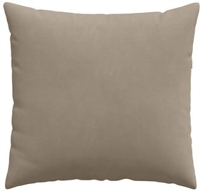 vidaXL Μαξιλάρι Καναπέ 2 pcs Taupe 45 x 45 cm ύφασμα
