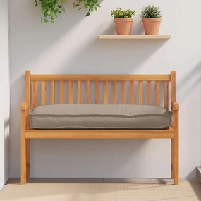 vidaXL Μαξιλάρι παλέτας για κάθισμα / πλάτη Taupe 120 x 50 x 12 εκ.
