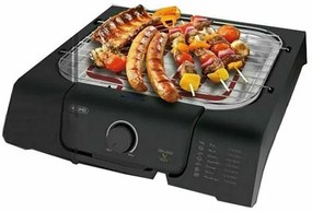 Ηλεκτρική Ψησταριά Σχάρας BBQ 2000W με Ρυθμιζόμενο Θερμοστάτη Hoomei HM-5948 Μαύρο