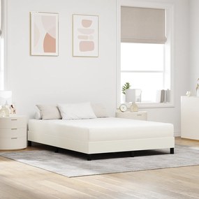 vidaXL Στρώμα με Ελατήρια Pocket Κρεμ Μέτριο 160x200x20 εκ Υφασμάτινο