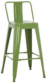 Σκαμπό Melita HM8574.13 42x42x98cm Green Metal