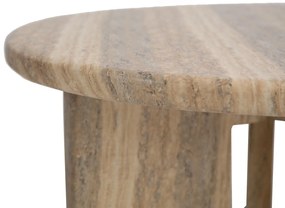 Τραπέζι Καθιστικού Frey Travertine (91x91x38) Soulworks 0910011 - ows.0910011