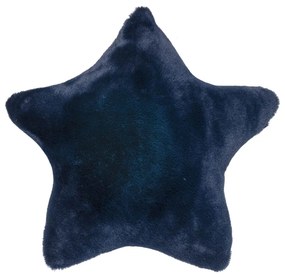 Amo la Casa Μαξιλαράκι Διακόσμησης Super Soft Fur 40x40 - Blue Star