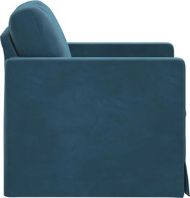 vidaXL Καναπές Μπλε 78 x 78 x 80 εκ. Βελούδο