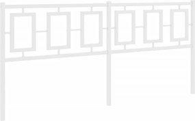 vidaXL Ανταλλακτικό κεφαλάρι Λευκό 180 εκ. Μεταλλικό