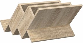 vidaXL Ράφι Περιοδικών με ράφι Δρύς Sonoma 53 x 40 x 28,5 εκ