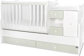 BED MINI MAX NEW 190/72 COLOUR WHITE/MILKY GREEN