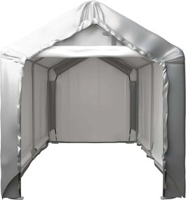 vidaXL Τέντα Αποθήκευσης Γκρι 180 x 300 εκ. Ατσάλινη