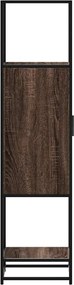 vidaXL Highboard καφέ δρυς Κατασκευασμένο ξύλο και μέταλλο