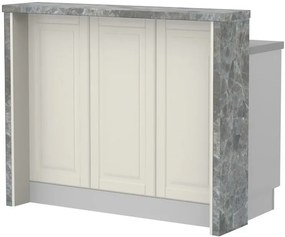 Πάγκος νησίδας Toscana-Μήκος: 120 εκ.-Siena marble