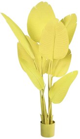 Τεχνητό Φυτό Στερλίτσια 20367 120cm Yellow Globostar Πολυαιθυλένιο,Ύφασμα