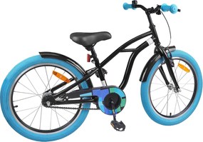 vidaXL Παιδικό Ποδήλατο 18 ίντσες για 5-7 ετών Μαύρο