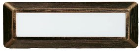 Απλίκα Φωτιστικό Τοίχου IP65 LED 4W 3000K 290 lm SLIM ACA-SLIM31NR-Σκουριασμένο SLIM31NR