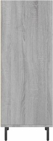vidaXL Ντουλάπι Γκρι sonoma 34,5x32,5x90εκ. από Επεξεργασμένο Ξύλο