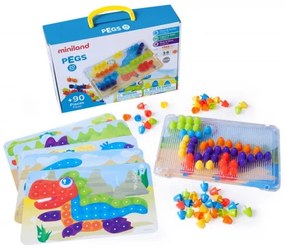 Μωσαϊκό παιχνίδι MINILAND PEGS 90τμχ