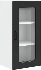 vidaXL Πάνελ πλυντηρίου πιάτων Kalmar 2 pcs Μαύρο Επεξεργασμένο Ξύλο