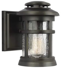 Απλίκα Φωτιστικό Τοίχου Μικρό E27 60W IP44 Newport Elstead Lighting FE-NEWPORT-S-ANBZ Μπρονζέ