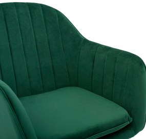Καρέκλα SAWYER Βελούδο Κυπαρισσί 53x60x76Υ εκ. 2αδα 53x60x76 εκ.