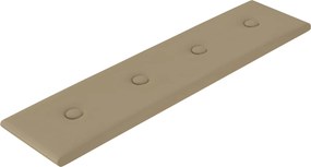 vidaXL Κεφαλάρι Τοίχου 12 pcs Καπουτσίνο 60 x 15 cm Τεχνητό Δέρμα