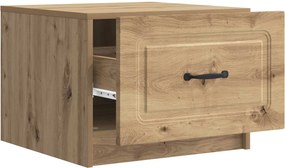 vidaXL Τραπεζάκι σαλονιού Artisan Δρυς 49 x 50 x 37 εκ.
