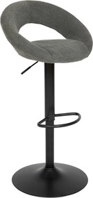 ΚΑΡΈΚΛΕΣ &amp; ΠΟΛΥΘΡΌΝΕΣ SASHA CED/BLK ADJ BAR STOOL ATMOSPHERA 207338B
