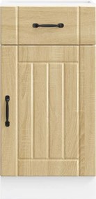 vidaXL ντουλάπι βάσης κουζίνας Lucca Δρυς sonoma κατασκευασμένο ξύλο