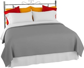 Κρεβάτι Orion-160x200-Ασημί Σφυρίλατο-Χωρίς ποδαρικό