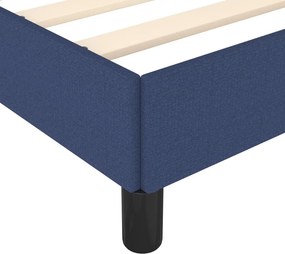vidaXL Σκελετός Κρεβατιού Χωρίς Στρώμα Μπλε 180x200 εκ.Υφασμάτινο