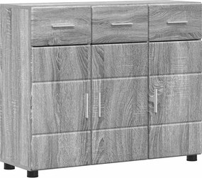 vidaXL Πλαϊνό γραφείο FLORIN 88,5 x 30,5 x 73 εκ Γκρίζο Σονομα