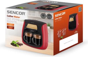 Καφετιέρα Φίλτρου Sencor SCE 2101RD 0.3L 500W Κόκκινη