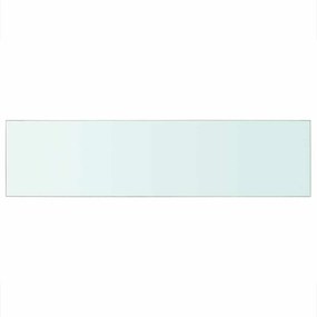 vidaXL Ράφια Πάνελ 2 τεμ. Διάφανα 100 x 25 εκ. Γυάλινα
