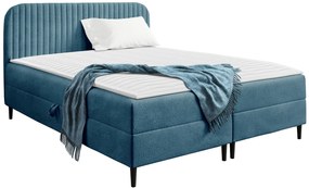 Επενδυμένο κρεβάτι Box Best I-Galazio-180 x 200