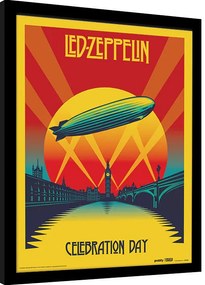 Κορνιζαρισμένη αφίσα Led Zeppelin - Celebration Day