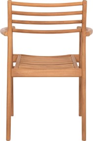 ΠΟΛΥΘΡΟΝΑ MOOSEN HM9936 ΜΑΣΙΦ ΞΥΛΟ TEAK ΣΕ ΦΥΣΙΚΟ 59x60x78,5Υ