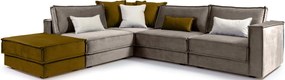 Γωνιακός καναπές Bella-Mpez Anoixto - 0.00Χ0.00Χ83.00cm