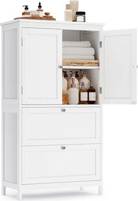 Ντουλάπι Δαπέδου Με 2 Συρτάρια (60x30x110) Vasagle BBC551P31V2