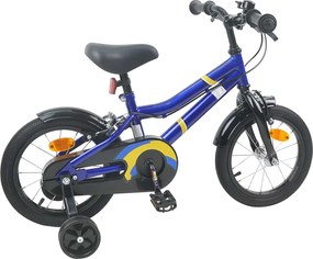 vidaXL Παιδικό Ποδήλατο 16 ίντσες για 4-6 ετών Μπλε Λευκό