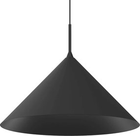 Κρεμαστό Φωτιστικό Capital Black Ø46cm Μαύρο