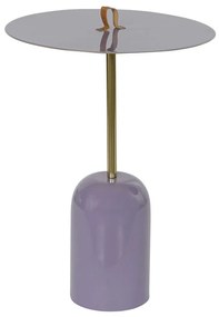 Βοηθητικό Τραπέζι DKD Home Decor Δέρμα Σίδερο Λακαρισμένο (40 x 40 x 56 cm)