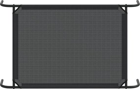 vidaXL Κρεβάτι Σκύλου Υπερυψωμένο Μαύρο L Textilene