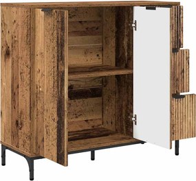 vidaXL Πλαϊνό γραφείο Παλιό ξύλο 89,5 x 33 x 82 εκ. Επεξεργασμένο ξύλο