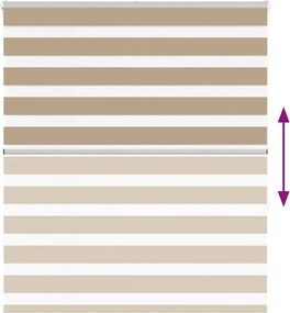vidaXL Ζέβρα τυφλή 120x150 cm Πλάτος υφάσματος 115,9 εκ. Πολυεστέρας