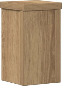 vidaXL Βάσεις Φυτών 2 τεμ. Αρτισιανή Δρυς 10x10x18 εκ. Επεξ. Ξύλο