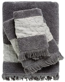 Πετσέτες Daily 0746 (Σετ 3τμχ) Dark Grey Das Home Σετ Πετσέτες 70x140cm 100% Cotton